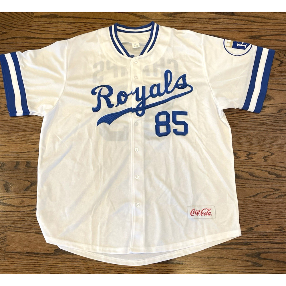 Kansas City Royals 1985 Championship Replica Jersey SGA 7-28-25 - Extra Large